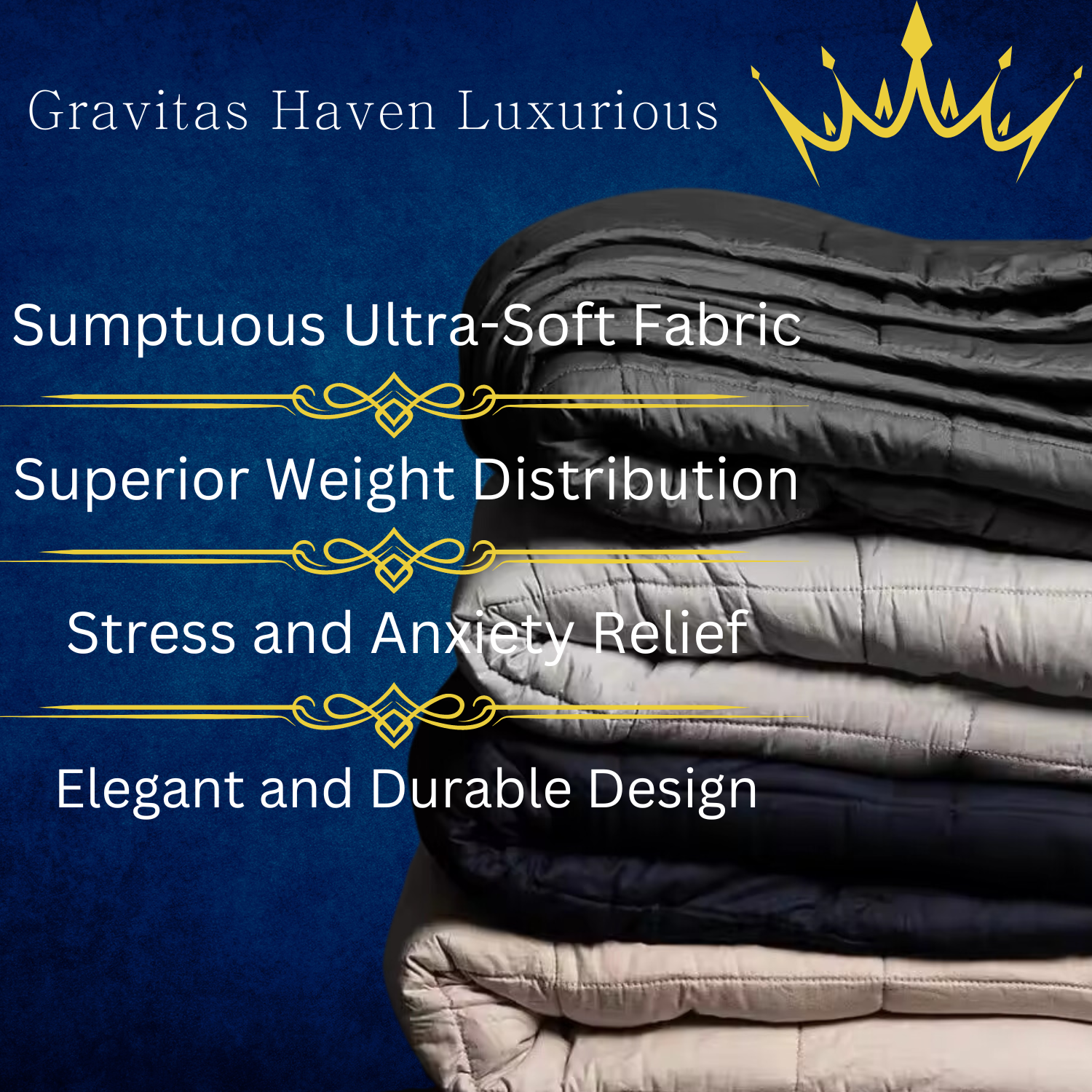 Gravitas Haven Luxurious Weighted Blanket  