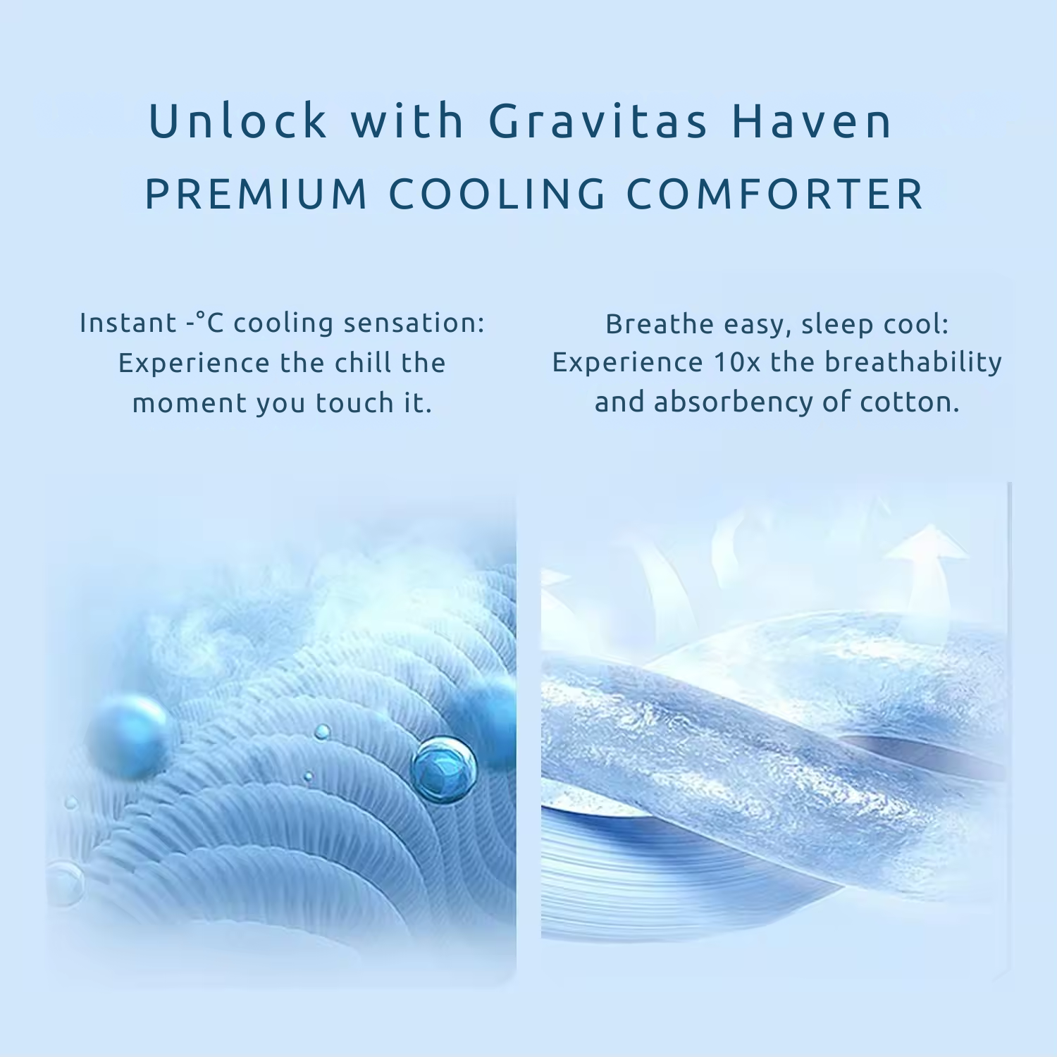 Gravitas Haven Premium Lightweight Cooling Blanket