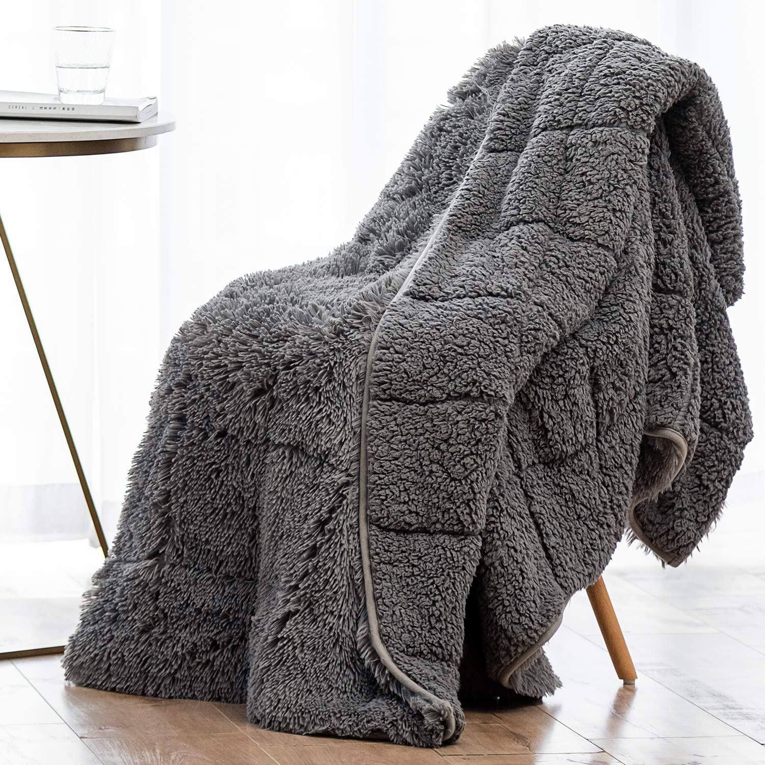 Gravitas Haven Luxury Faux Fur Weighted Blanket 